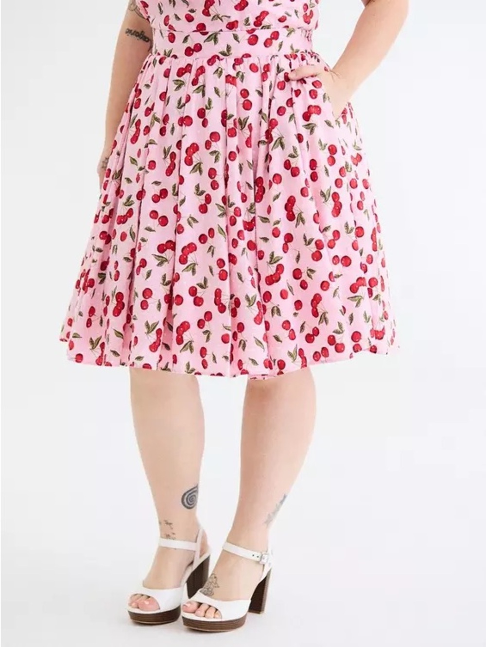 Retro Chic 🍒 Midi Skirt - Picture 9 of 9